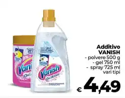 Coop Additivo VANISH offerta