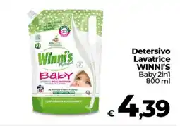 Coop Detersivo Lavatrice WINNI'S Baby 2in1 offerta