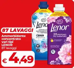 Coop Ammorbidente concentrato LENOR offerta