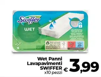 Coop Wet Panni Lavapavimenti SWIFFER offerta
