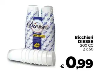 Coop Bicchieri DIESSE offerta