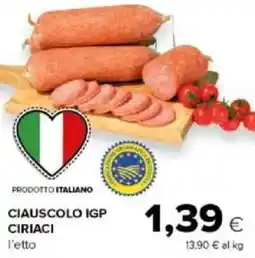 Tigre Amico Ciauscolo igp ciriaci offerta