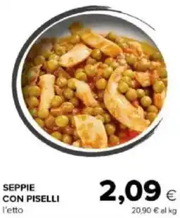 Tigre Amico Seppie con piselli offerta