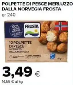 Tigre Amico Polpette di pesce merluzzo dalla norvegia FROSTA offerta