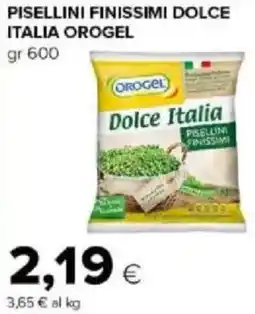 Tigre Amico Pisellini finissimi dolce italia OROGEL offerta