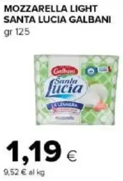 Tigre Amico Mozzarella light santa lucia GALBANI offerta