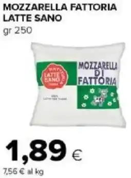 Tigre Amico Mozzarella fattoria LATTE SANO offerta
