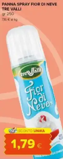 Tigre Amico Panna spray fior di neve TRE VALLI offerta