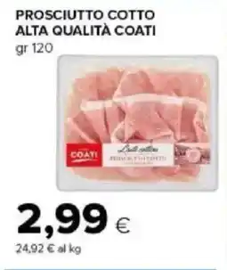 Tigre Amico Prosciutto cotto alta qualità COATI offerta
