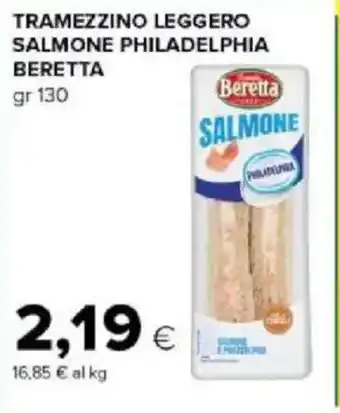 Tigre Amico Tramezzino leggero salmone philadelphia BERETTA offerta