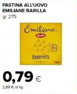 Tigre Amico Pastina all'uovo emiliane BARILLA offerta