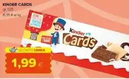 Tigre Amico Kinder cards offerta