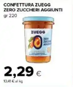 Tigre Amico Confettura zuegg zero zuccheri aggiunti offerta