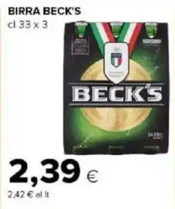 Tigre Amico Birra BECK'S offerta