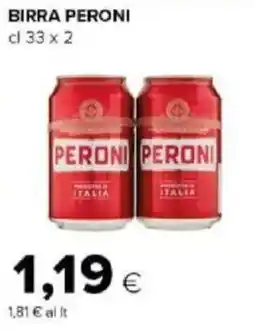Tigre Amico Birra PERONI offerta