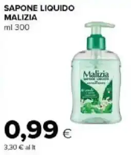 Tigre Amico Sapone liquido MALIZIA offerta