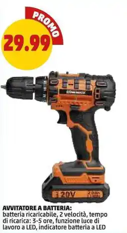 PENNY Avvitatore a batteria offerta