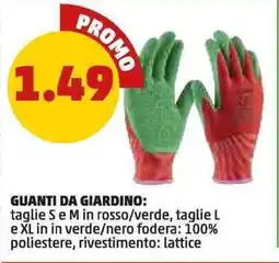 PENNY Guanti da giardino offerta