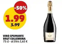 PENNY Vino spumante brut collebrina offerta