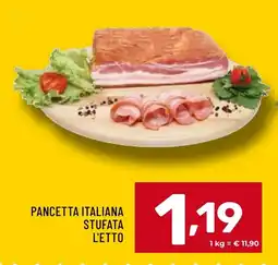 Il Centesimo Pancetta italiana stufata offerta