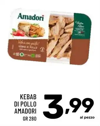 Il Centesimo Kebab di pollo AMADORI offerta