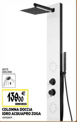 Tecnomat Colonna doccia idro acquapro zoga 25063506 offerta