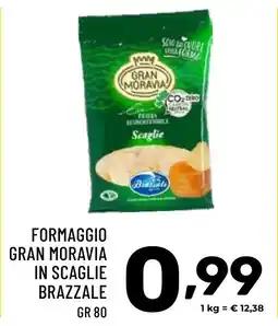Il Centesimo Formaggio gran moravia in scaglie brazzale offerta