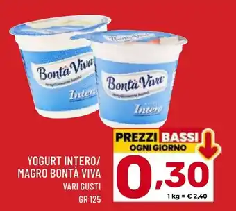 Il Centesimo Yogurt intero/ magro BONTÀ VIVA offerta