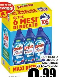 DEM Bio presto liquido lavatrice offerta