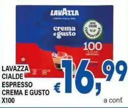 DEM Lavazza cialde espresso crema e gusto x100 offerta