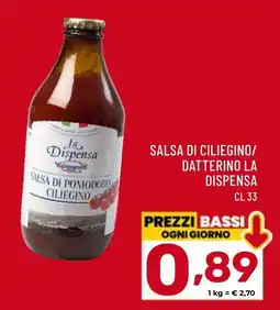 Il Centesimo Salsa di ciliegino/ datterino LA DISPENSA offerta