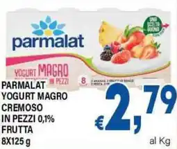 DEM Parmalat yogurt magro cremoso in pezzi 0,1% frutta offerta