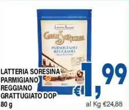 DEM Latteria soresina parmigiano reggiano grattugiato dop offerta