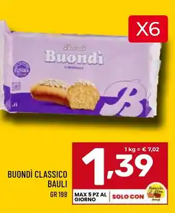 Il Centesimo Buondì classico BAULI offerta