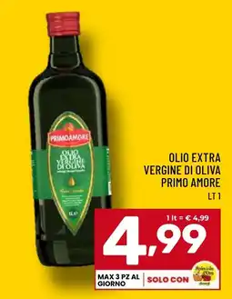 Il Centesimo Olio extra vergine di oliva PRIMO AMORE offerta