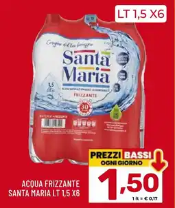 Il Centesimo Acqua frizzante SANTA MARIA offerta
