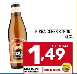Il Centesimo Birra ceres strong offerta