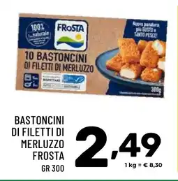 Il Centesimo Bastoncini di filetti di merluzzo FROSTA offerta