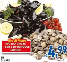 DEM Bis di mare di cozze, di vongole lupino offerta
