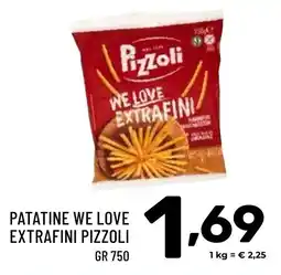 Il Centesimo Patatine we love extrafini PIZZOLI offerta