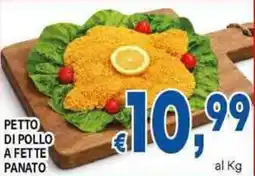 DEM Petto di pollo a fette panato offerta