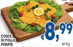 DEM Cosce di pollo panate offerta