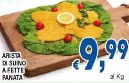 DEM Arista di suino a fette panata offerta