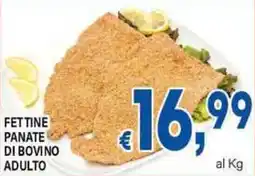 DEM Fettine panate di bovino adulto offerta