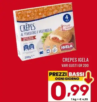 Il Centesimo Crepes IGELA offerta