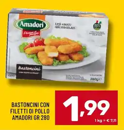 Il Centesimo Bastoncini con filetti di pollo AMADORI offerta
