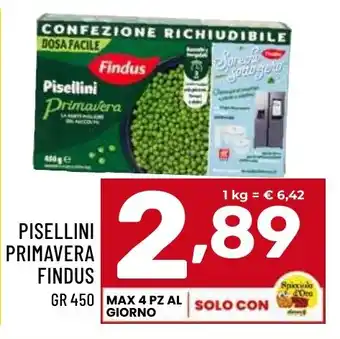 Il Centesimo Pisellini primavera FINDUS offerta