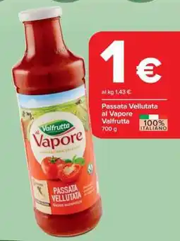 Carrefour Passata Vellutata al Vapore Valfrutta offerta
