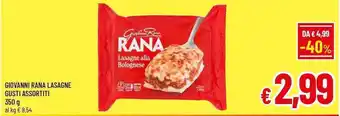 Giovanni rana lasagne