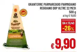A&O Granterre parmareggio parmigiano reggiano dop oltre 22 mesi offerta